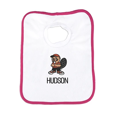 Infant Chad & Jake Oregon State Beavers Personalized Pullover Bib