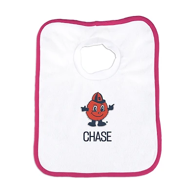 Infant Chad & Jake Syracuse Orange Personalized Pullover Bib