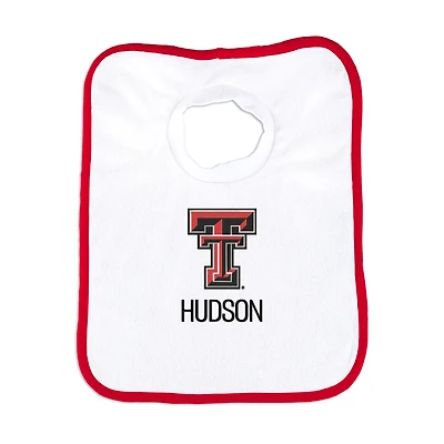 Infant Chad & Jake Texas Tech Red Raiders Personalized Pullover Bib