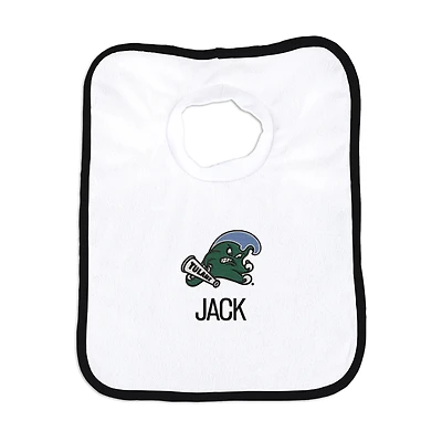 Infant Chad & Jake Tulane Green Wave Personalized Pullover Bib