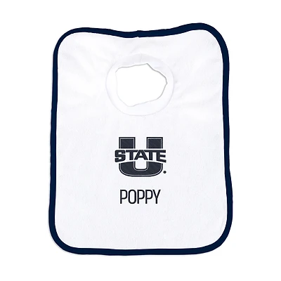 Infant Chad & Jake Utah State Aggies Personalized Pullover Bib