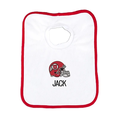 Infant Chad & Jake Utah Utes Personalized Pullover Bib