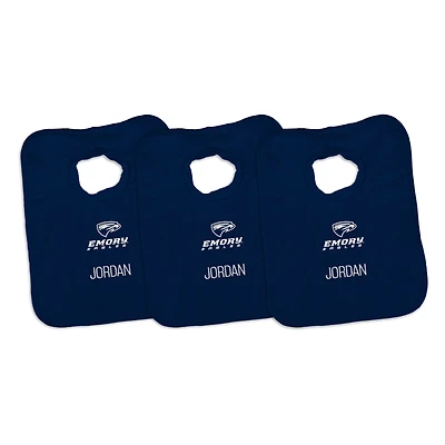 Infant Chad & Jake Emory Eagles Personalized 3-Pack Pullover Bib Set