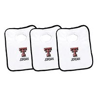 Infant Chad & Jake Texas Tech Red Raiders Personalized 3-Pack Pullover Bib Set