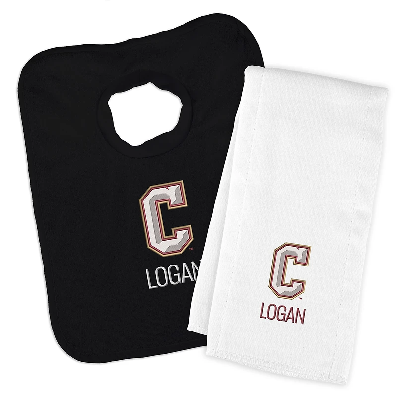 Infant Chad & Jake Charleston Cougars Personalized Pullover Bib & Burp Cloth Set