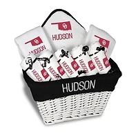 Infant Chad & Jake Oklahoma Sooners Nine-Piece Personalized Large Gift Basket