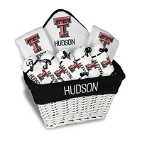 Infant Chad & Jake  Texas Tech Red Raiders Nine-Piece Personalized Large Gift Basket