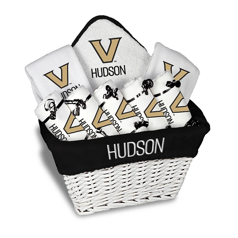 Infant Chad & Jake Vanderbilt Commodores Nine-Piece Personalized Large Gift Basket