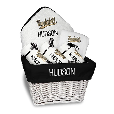 Infant Chad & Jake Vanderbilt Commodores Six-Piece Personalized Medium Gift Basket