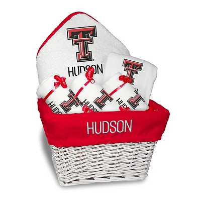 Infant Chad & Jake Texas Tech Red Raiders Six-Piece Personalized Medium Gift Basket