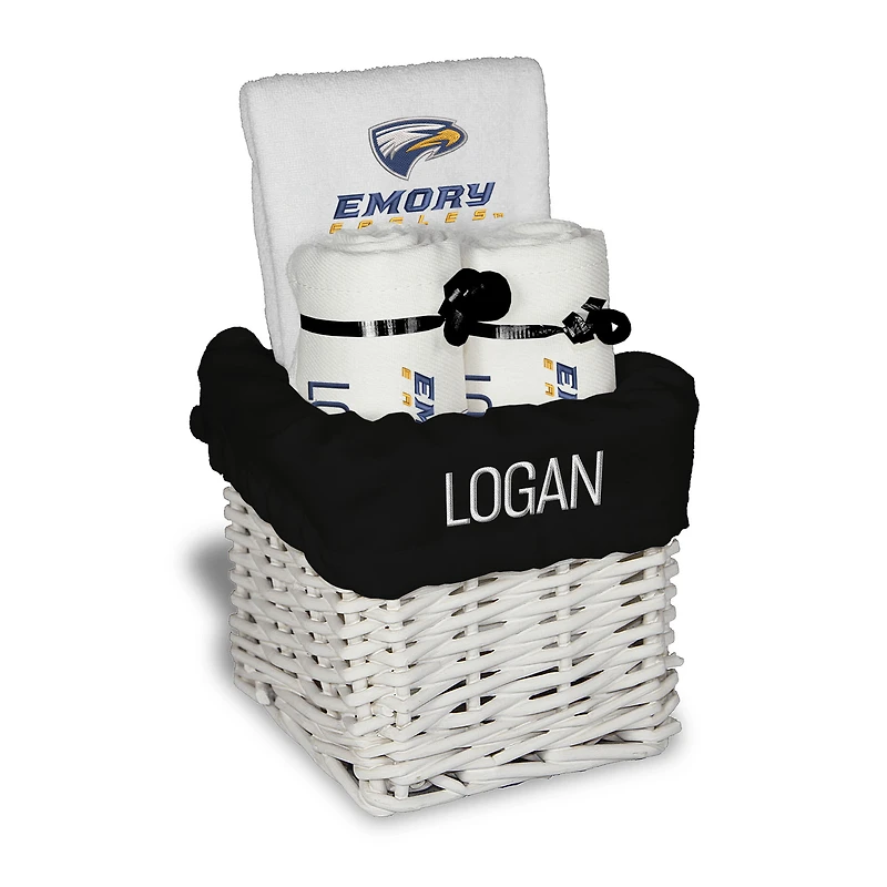 Infant Chad & Jake Emory Eagles Four-Piece Personalized Small Gift Basket