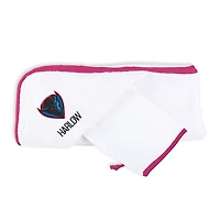 Infant Chad & Jake DePaul Blue Demons Personalized Hooded Towel & Mitt Set
