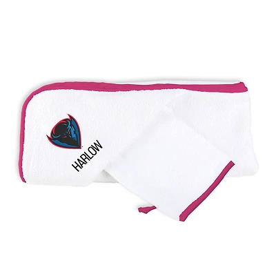Infant Chad & Jake DePaul Blue Demons Personalized Hooded Towel & Mitt Set