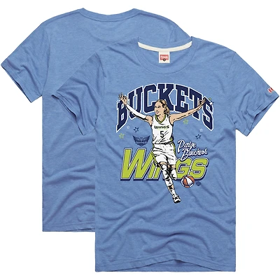 Unisex Homage Paige Bueckers Light Blue Dallas Wings Buckets T-Shirt