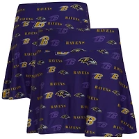 Women's Concepts Sport Purple Baltimore Ravens Mosaic Allover Print Skort
