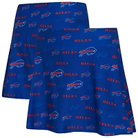 Women's Concepts Sport Royal Buffalo Bills Mosaic Allover Print Skort