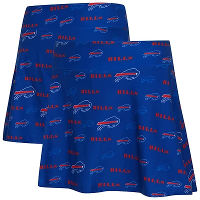 Women's Concepts Sport Royal Buffalo Bills Mosaic Allover Print Skort