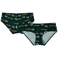 Women's Concepts Sport Green Bay Packers Mosaic Allover Print Knit Panty