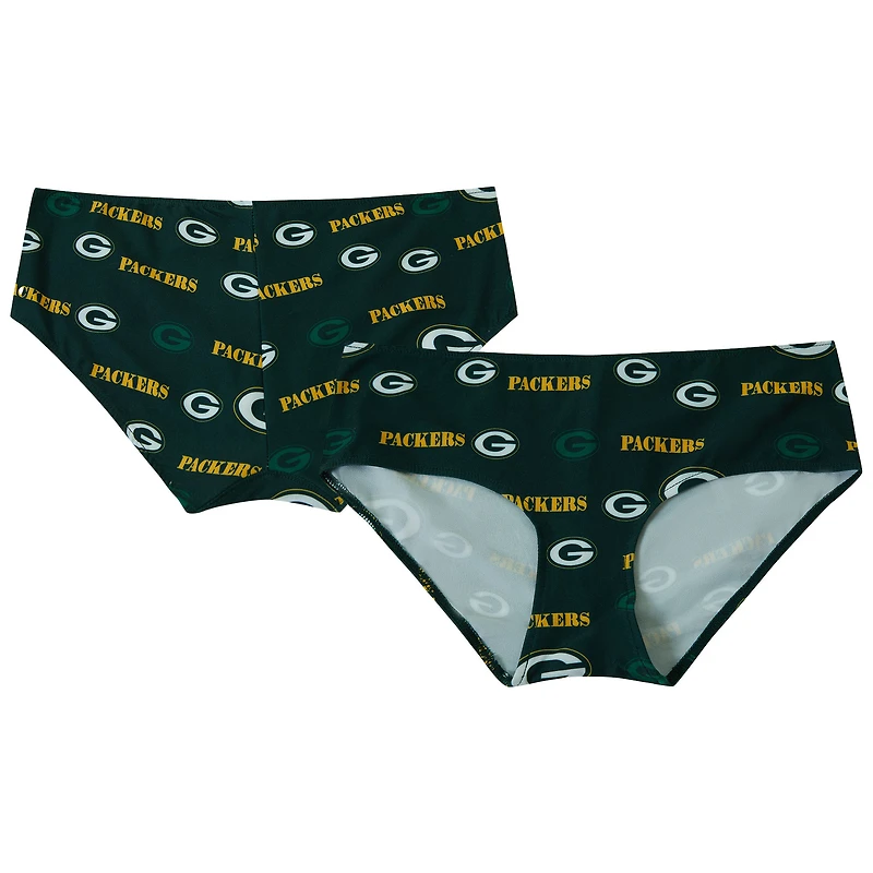 Women's Concepts Sport Green Bay Packers Mosaic Allover Print Knit Panty