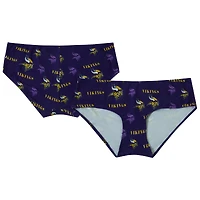 Women's Concepts Sport Purple Minnesota Vikings Mosaic Allover Print Knit Panty