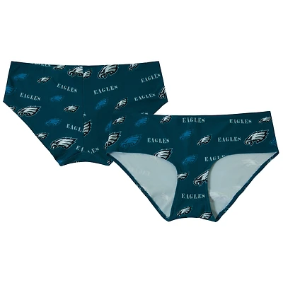 Women's Concepts Sport Midnight Green Philadelphia Eagles Mosaic Allover Print Knit Panty