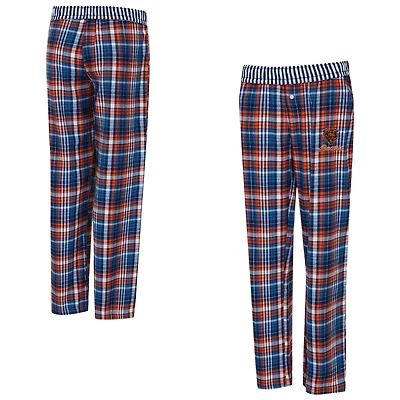 Women's Concepts Sport Navy Chicago Bears Laney Plaid Tri-Blend Pants