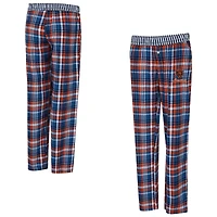 Women's Concepts Sport  Navy Chicago Bears Laney Plaid Tri-Blend Pants