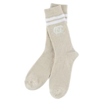 Women's ZooZatz Cream North Carolina Tar Heels Victory Plush Socks