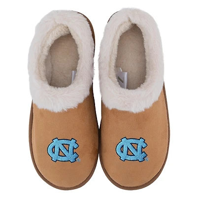 Women's ZooZatz North Carolina Tar Heels Teagan Faux Fur Slippers