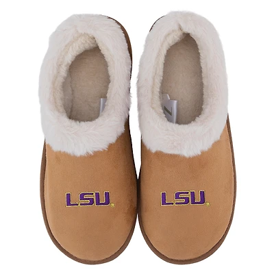 Women's ZooZatz LSU Tigers Teagan Faux Fur Slippers