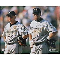 Craig Biggio & Jeff Bagwell Houston Astros Autographed 16" x 20" On Field Photograph