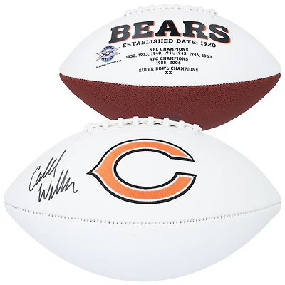 Caleb Williams Chicago Bears Autographed Jardin White Panel Football