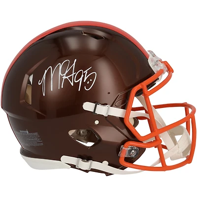 Myles Garrett Cleveland Browns Autographed Riddell Flash Speed Authentic Helmet