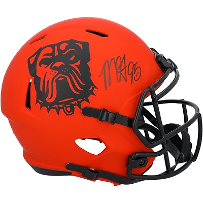 Myles Garrett Cleveland Browns Autographed Riddell Rave Speed Replica Helmet