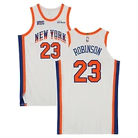 Mitchell Robinson New York Knicks Game-Used #23 White Nike City Edition Jersey vs. Phoenix Suns on April 6, 2025 - Size 52+6