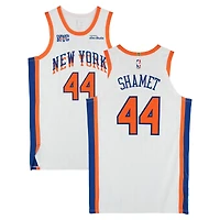 Landry Shamet New York Knicks Game-Used #44 White Nike City Edition Jersey vs. Washington Wizards on March 22, 2025 - Size 48+4