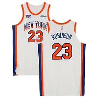 Mitchell Robinson New York Knicks Game-Used #23 White Nike City Edition Jersey vs. Cleveland Cavaliers on April 11, 2025 - Size 52+6