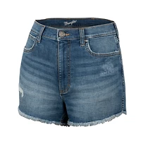 Women's Colosseum x Wrangler  Denim New Mexico State Aggies Retro High Rise Cut Off Shorts