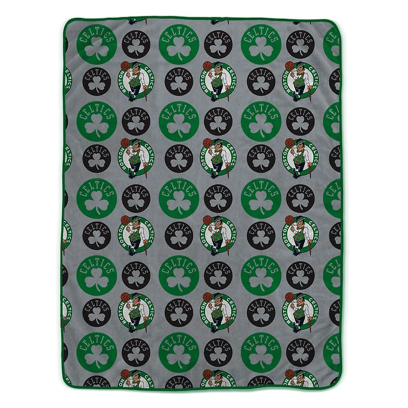 Pegasus Boston Celtics 66" x 95" Oversized Logo Roll Ultra Cozy Blanket