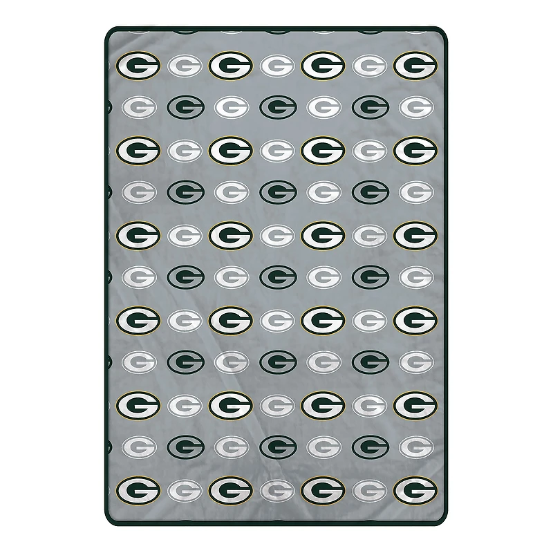 Pegasus Green Bay Packers 66" x 95" Oversized Logo Roll Ultra Cozy Blanket