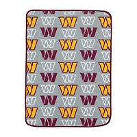 Pegasus Washington Commanders 66" x 95" Oversized Logo Roll Ultra Cozy Blanket