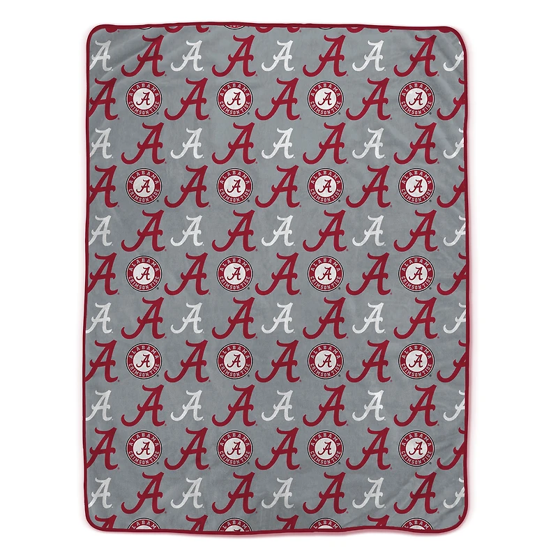 Pegasus Alabama Crimson Tide 66" x 95" Oversized Logo Roll Ultra Cozy Blanket