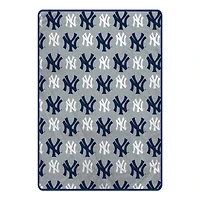 Pegasus New York Yankees 66" x 95" Oversized Logo Roll Ultra Cozy Blanket