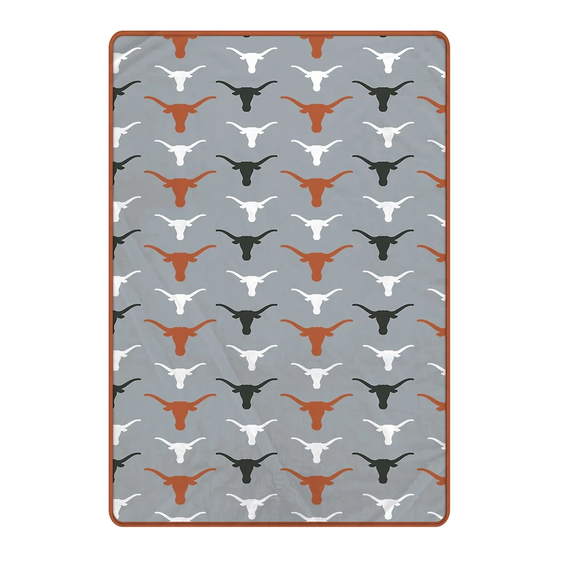 Pegasus Texas Longhorns 66" x 95" Oversized Logo Roll Ultra Cozy Blanket