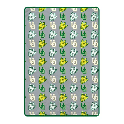 Pegasus Oregon Ducks 66" x 95" Oversized Logo Roll Ultra Cozy Blanket