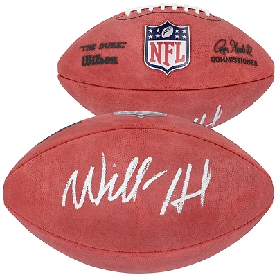 Will Howard Pittsburgh Steelers Autographed Wilson Duke Full Color Football