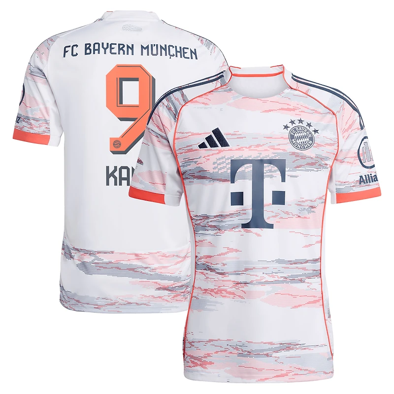 Men's adidas Harry Kane White Bayern Munich 2025/26 Away Replica Player Jersey