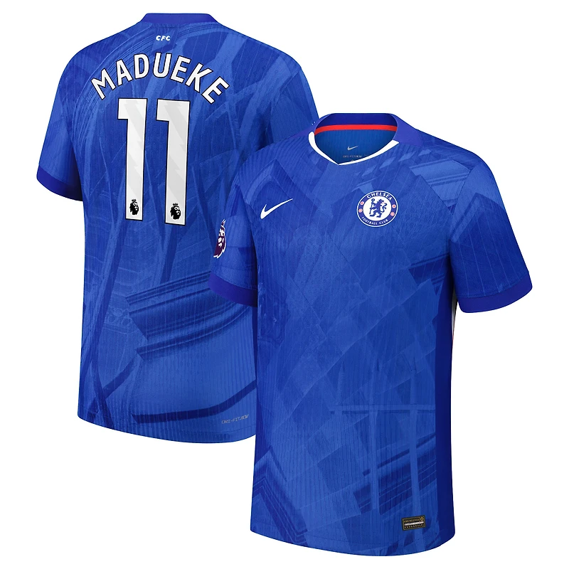 Men's Nike Noni Madueke Blue Chelsea 2025/26 Home Authentic Player Jersey