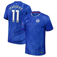 Men's Nike Noni Madueke Blue Chelsea 2025/26 Home Authentic Player Jersey