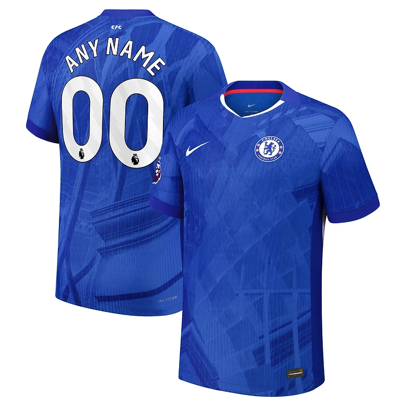 Men's Nike Blue Chelsea 2025/26 Home Authentic Custom Jersey